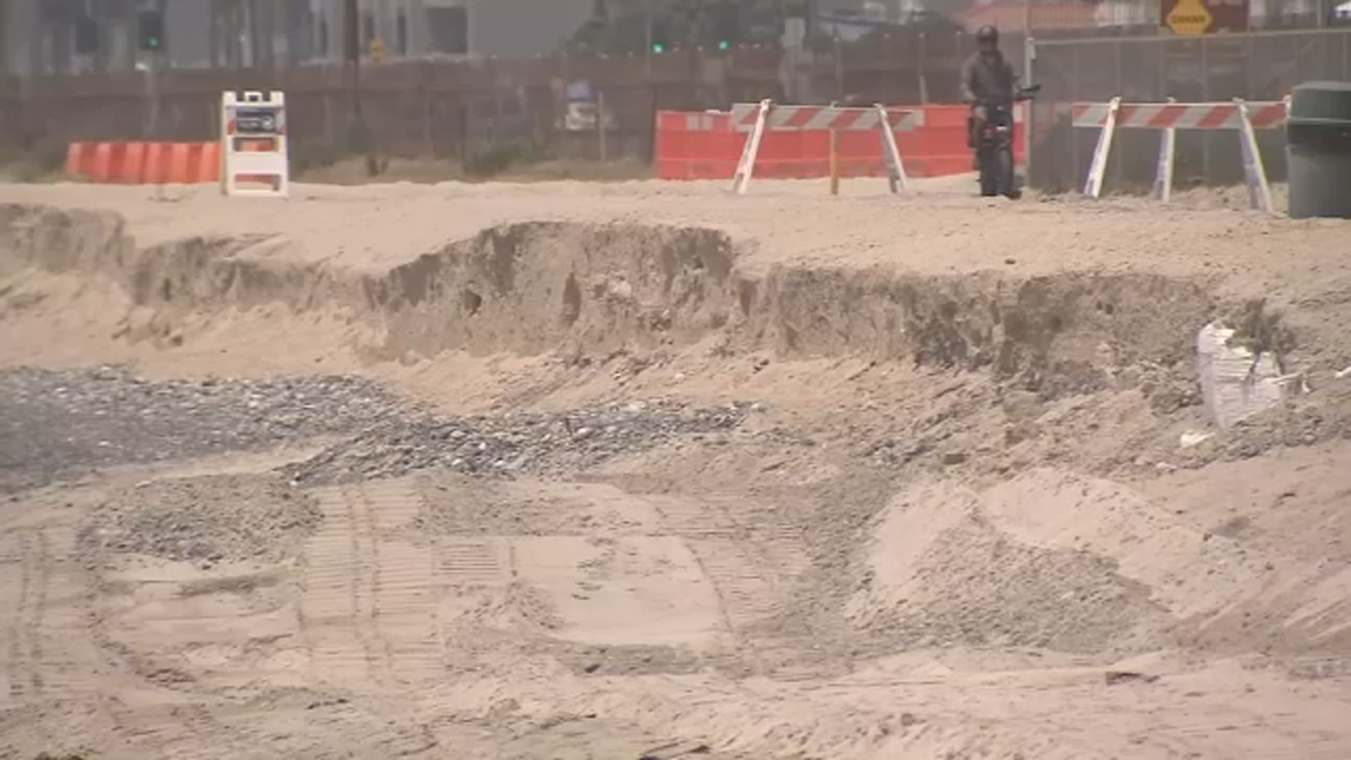 Sand replenishment project underway to slow erosion at Capistrano Beach