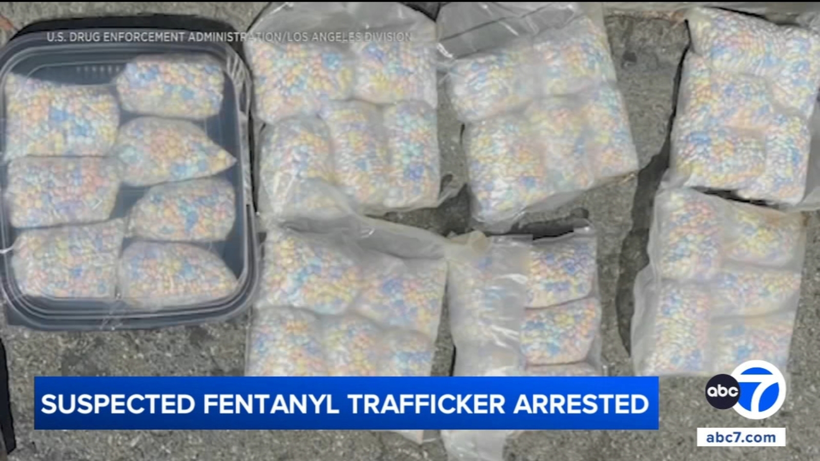 Alleged fentanyl trafficker arrested in SoCal, nearly 40 pounds seized