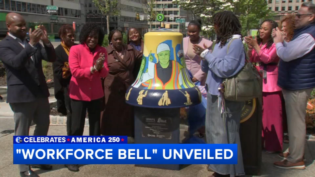 Liberty Bell replica honoring Philadelphia's workforce unveiled in