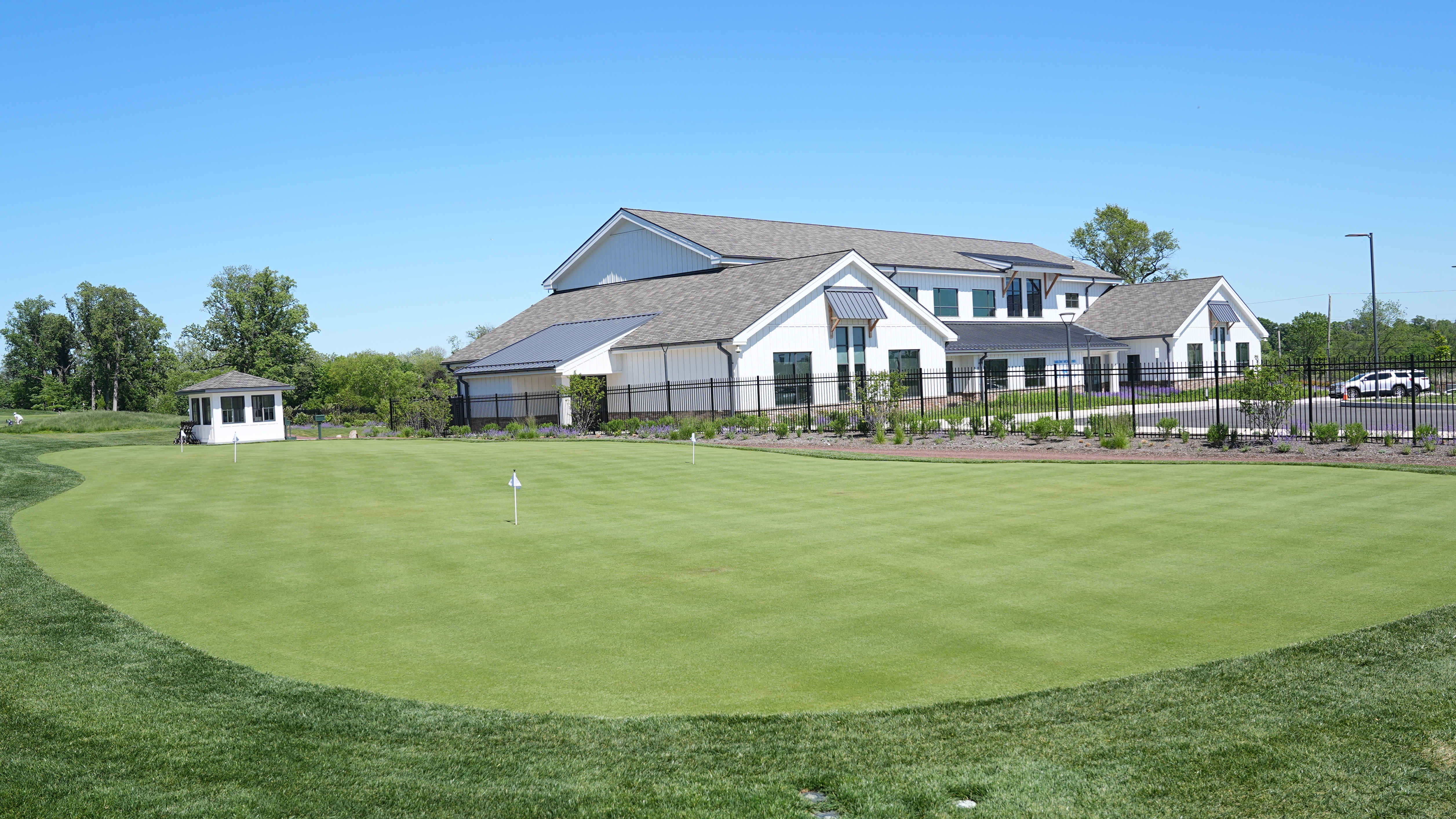 Shown is the TGR Learning Lab and putting green at the Cobbs Creek Golf Club in Philadelphia, Tuesday, May 12, 2026.