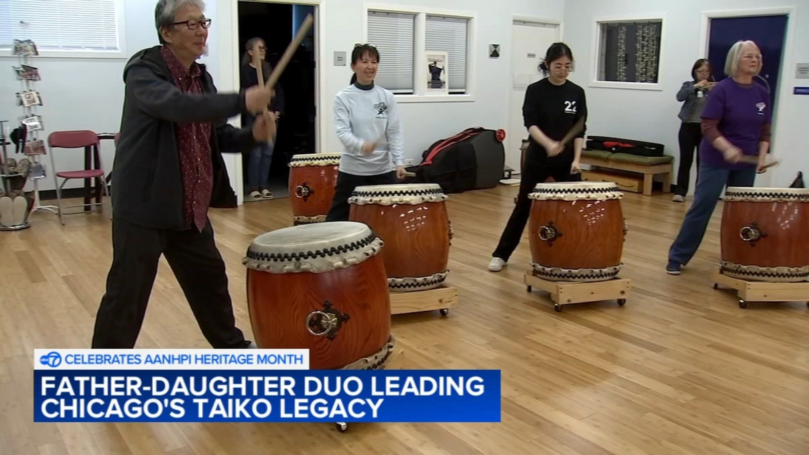 Ancient Japanese beats: Father-daughter duo leading Chicago's taiko legacy