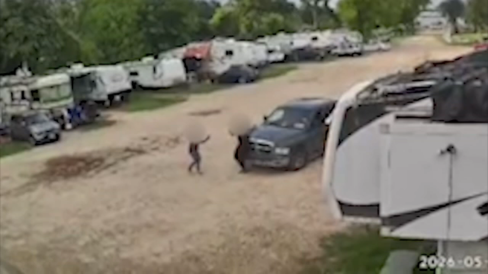 Man arrested after hitting neighbor with truck caught on camera: HCSO