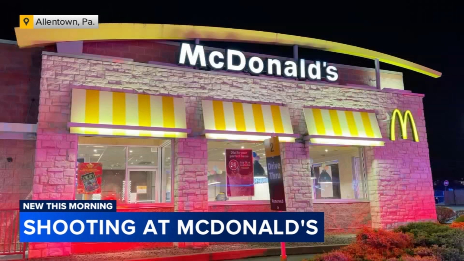 Shooting investigation at Allentown McDonald's - 6abc Philadelphia