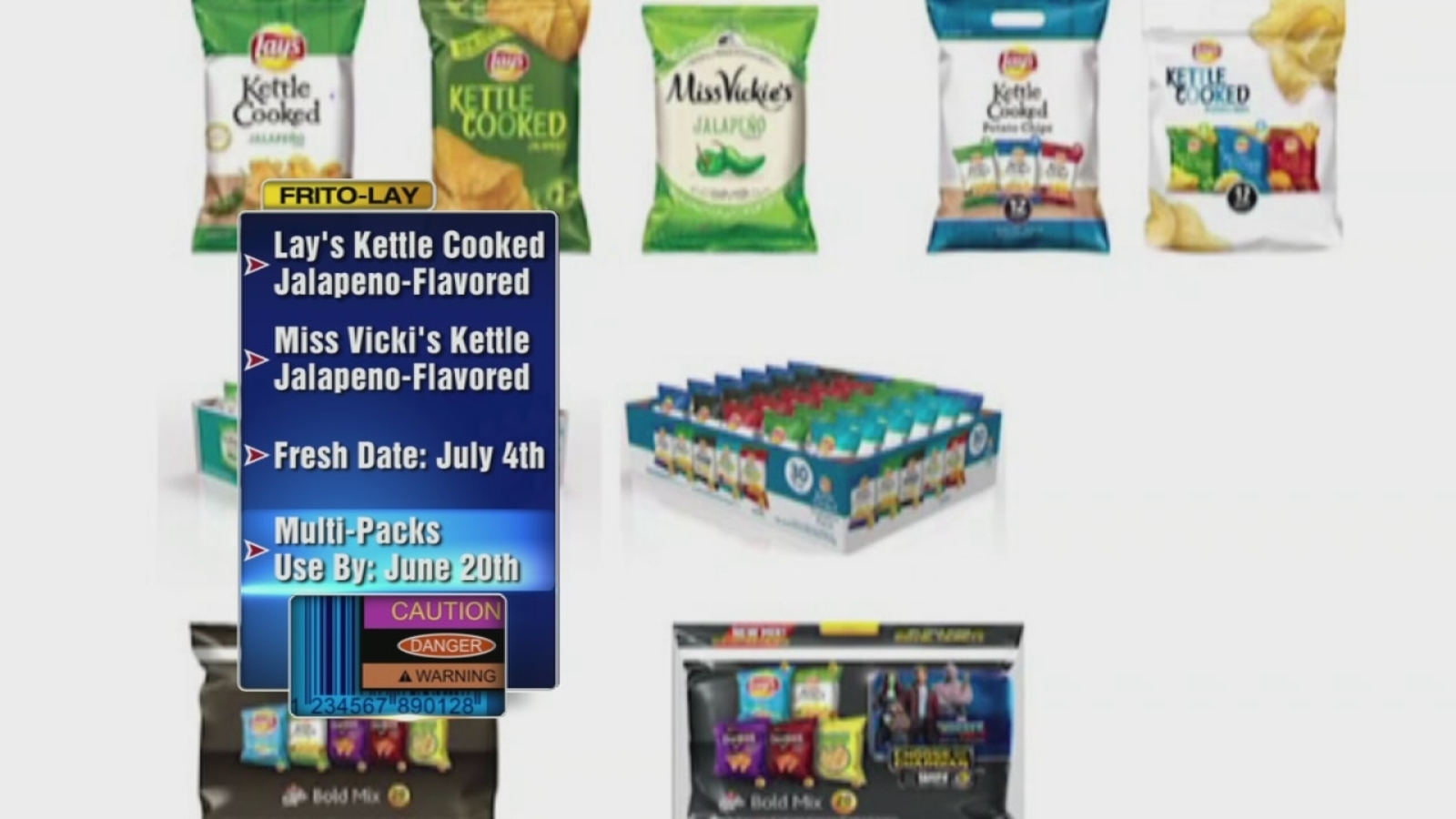 FritoLay recalls jalapeñoflavored chips due to salmonella threat