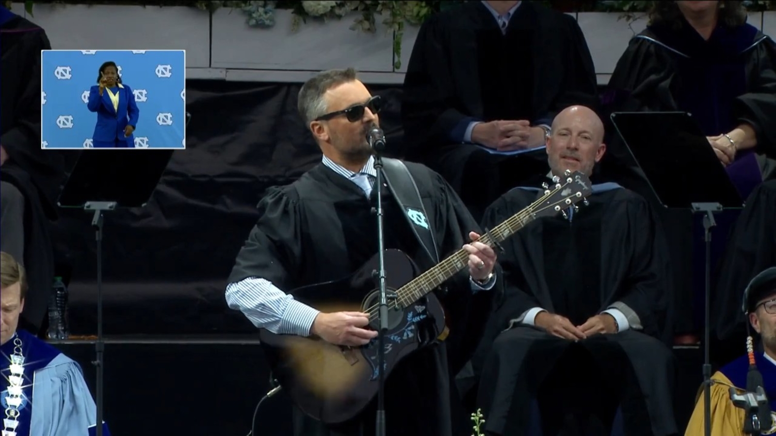 Eric Church uses guitar to share life lessons at UNC-Chapel Hill graduation