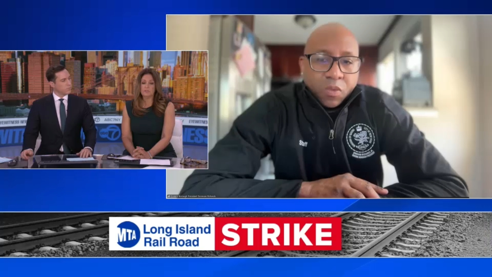 Queens Borough president discusses LIRR strike impact