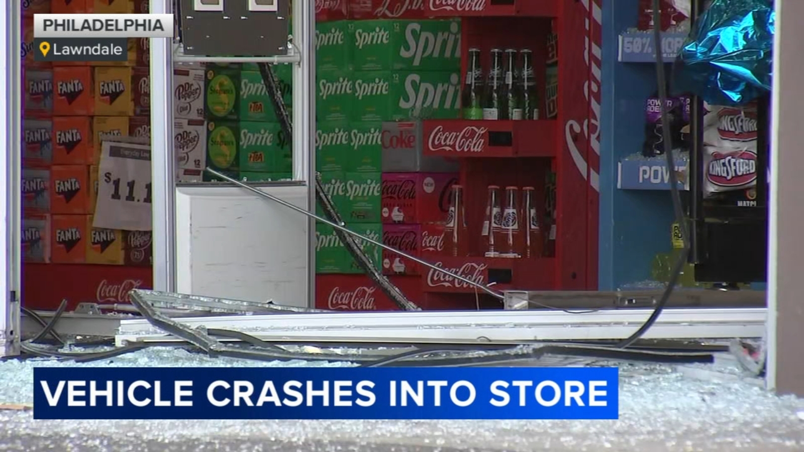 Vehicle crashes into Family Dollar store