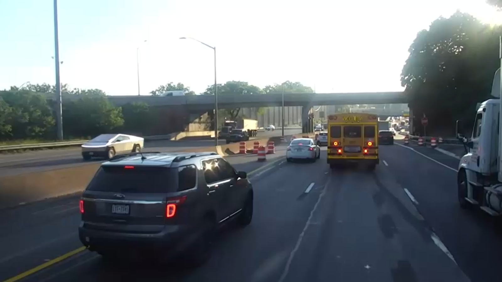 Long Island drivers cope with slow traffic during LIRR strike