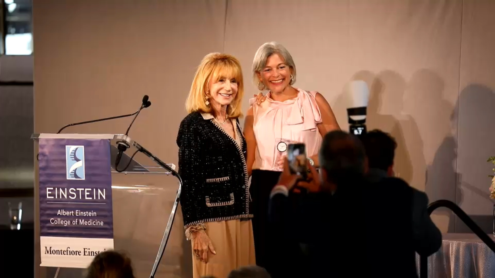 Stacey Sager honored for her advocacy for breast cancer awareness