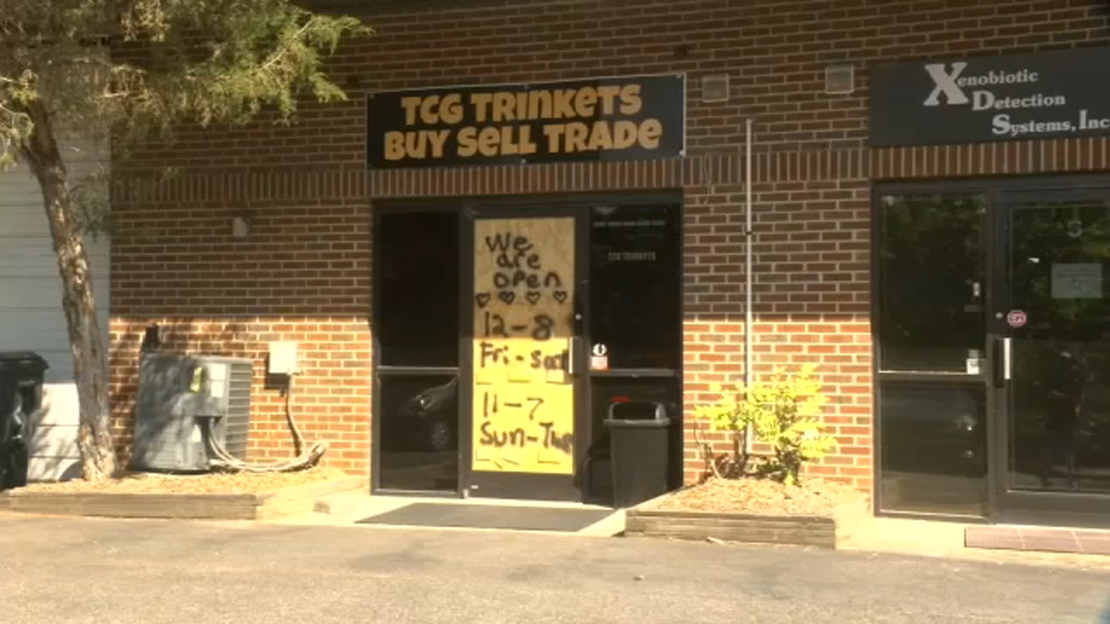 Durham card shop repairs damage after break-in attempt