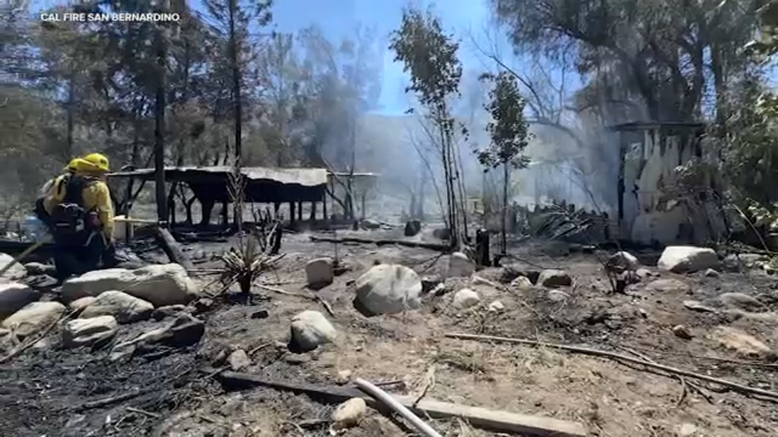 Cajon Fire updates: San Bernardino brush fire destroys 2 outbuildings near abandoned structure in Cajon Pass Cajon Fire updates: San Bernardino brush fire destroys 2 outbuildings near abandoned structure in Cajon Pass