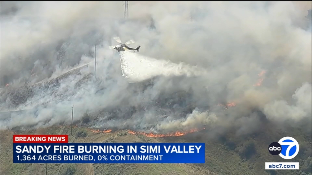 Sandy Fire grows to more than 1,300 acres, evacuations expanded