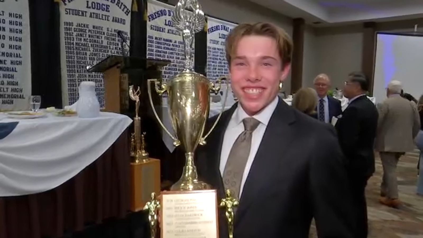 Clovis North senior Conor Lott wins 75th annual B’nai B’rith award