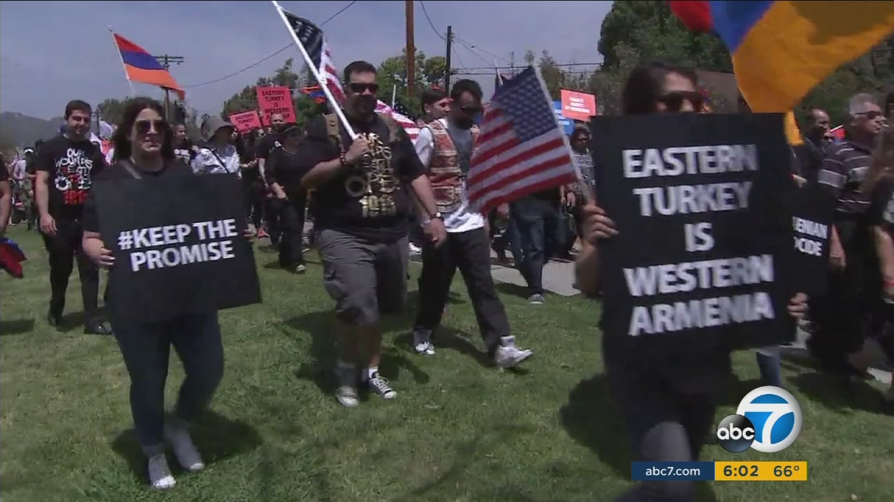 2 marches held in SoCal to remember Armenian genocide