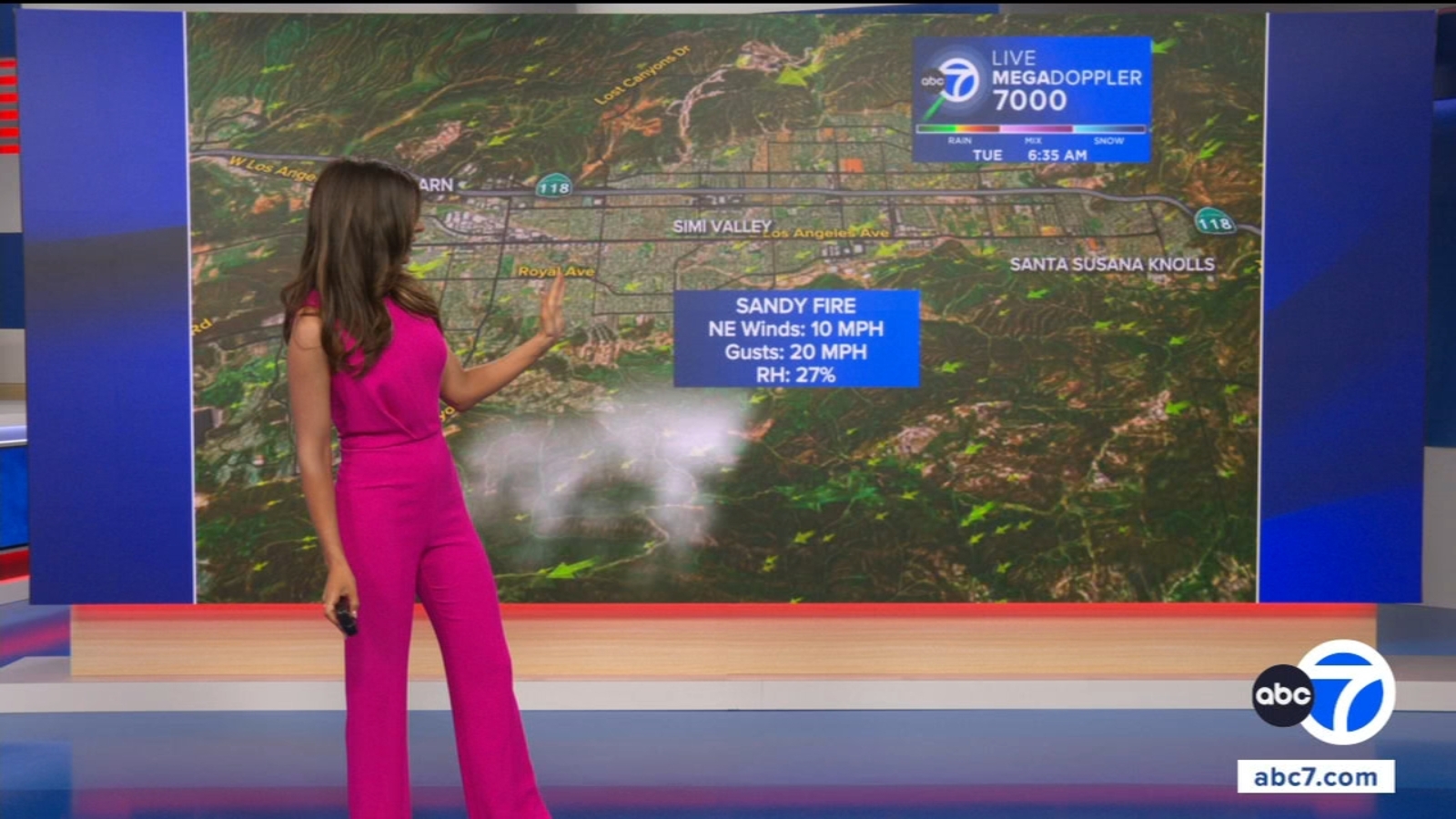 More winds on tap for Simi Valley as Sandy Fire smolders