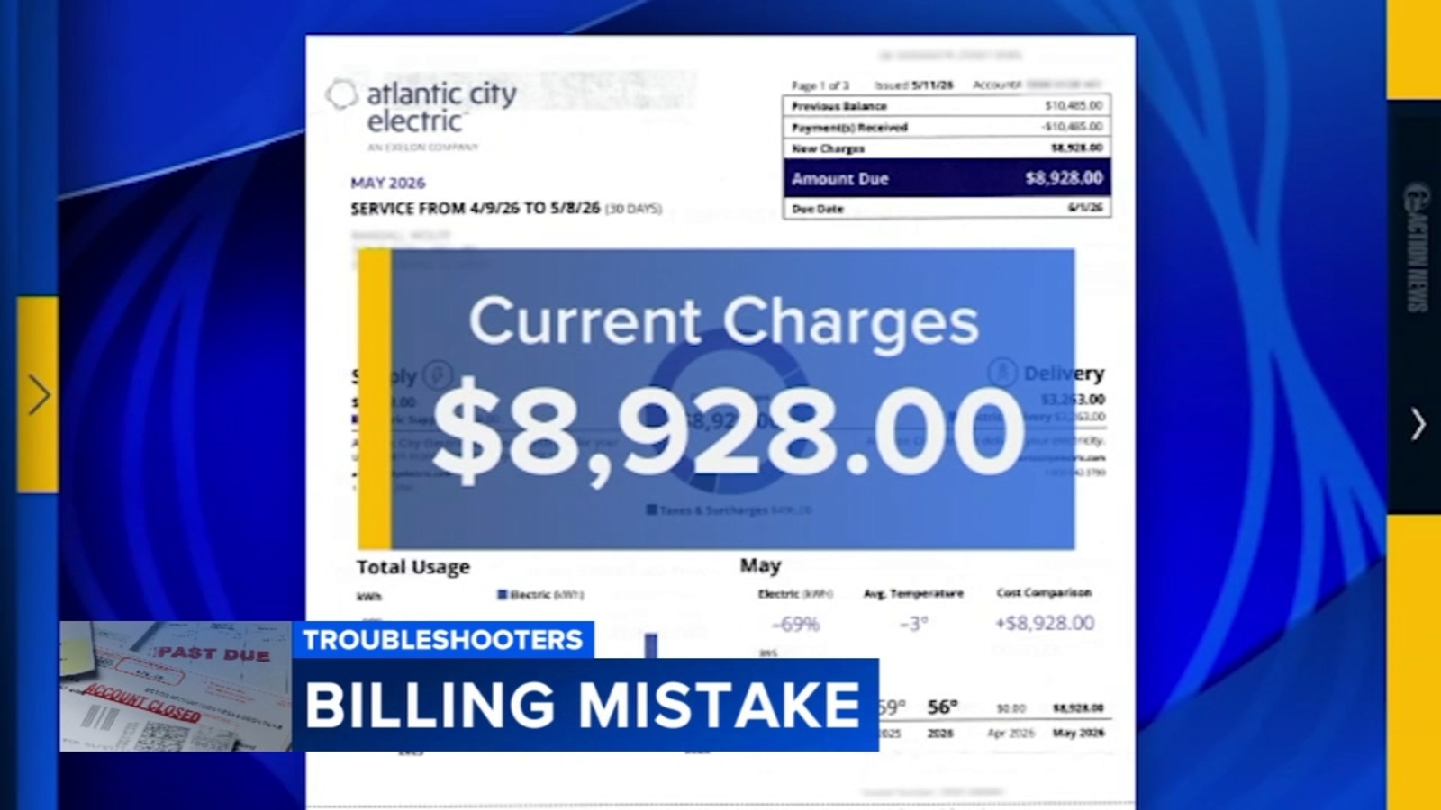 Troubleshooters get answers on $9000 AC Electric bill - 6abc Philadelphia