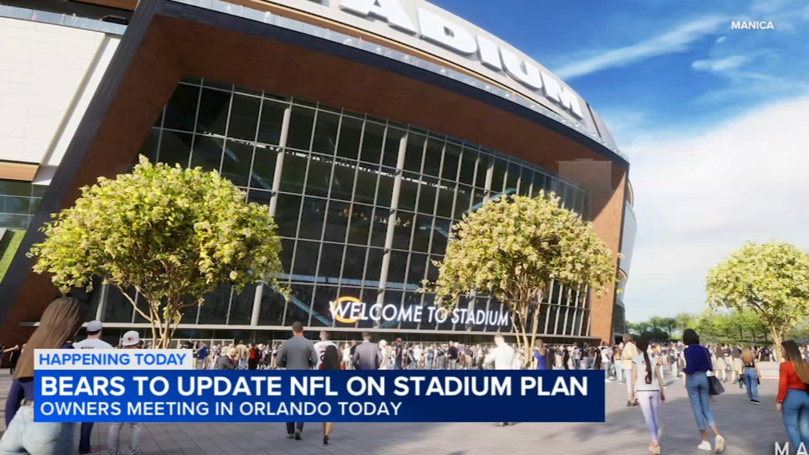 Chicago Bears stadium plans on agenda as NFL owners meet