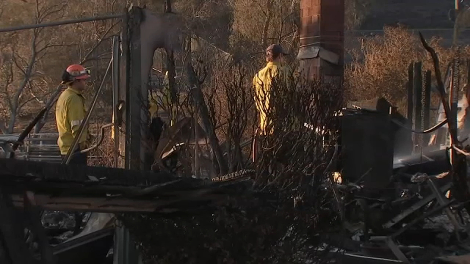 Crews making progress, monitoring hotspots