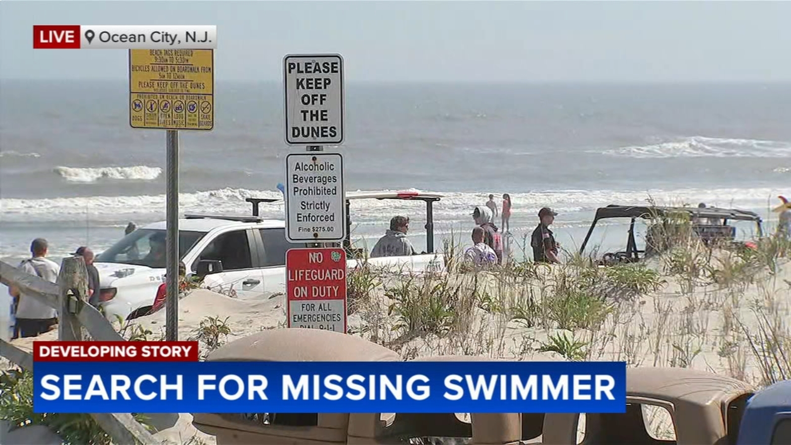 Teen missing after being swept off boogie board in Ocean City
