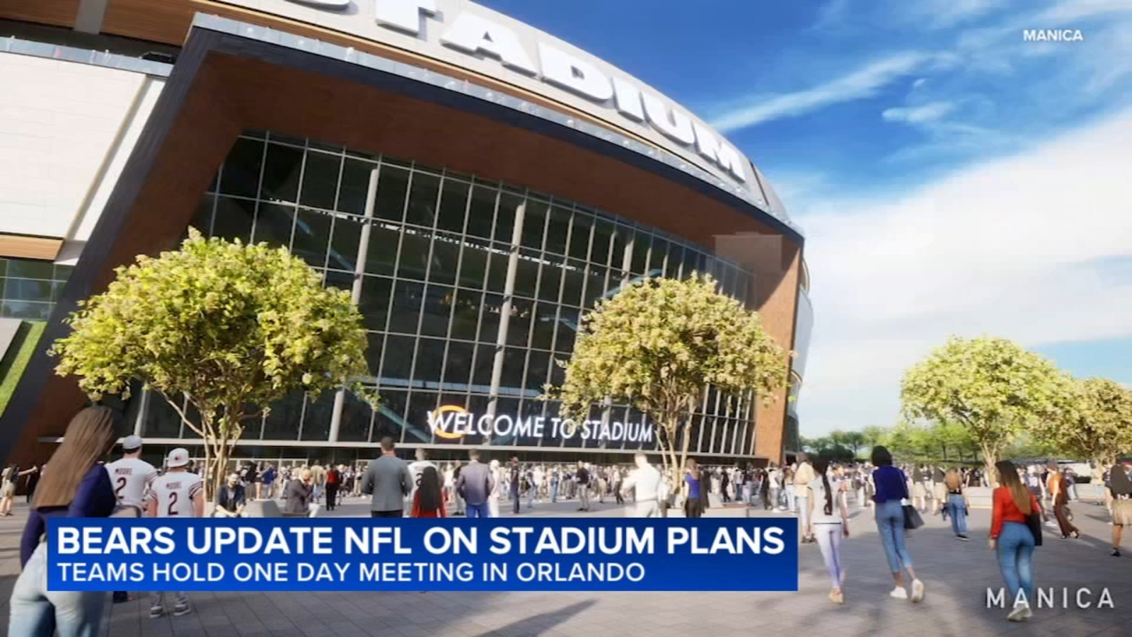 Goodell appears to emphasize two viable sites for new Bears stadium