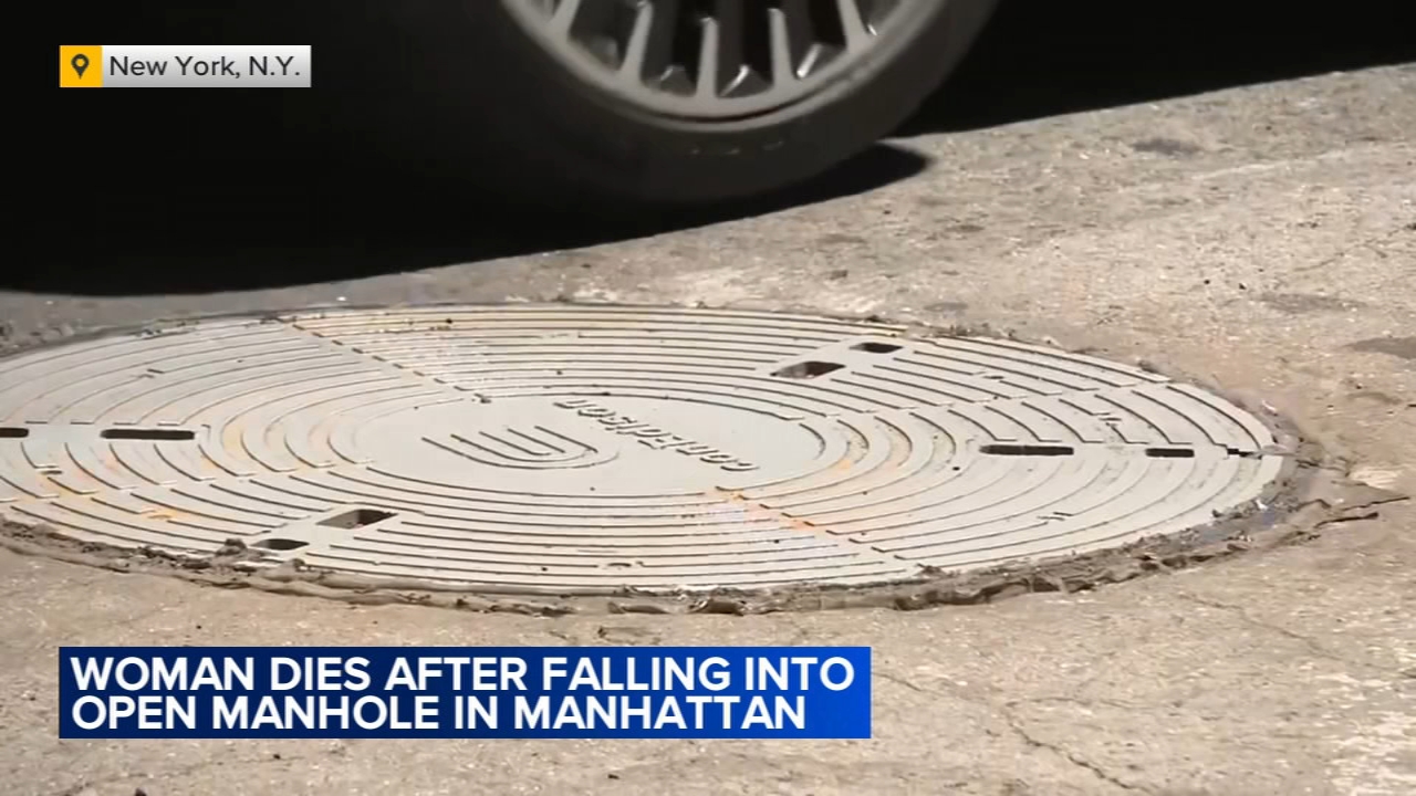 Woman dies after falling into uncovered manhole in New York City