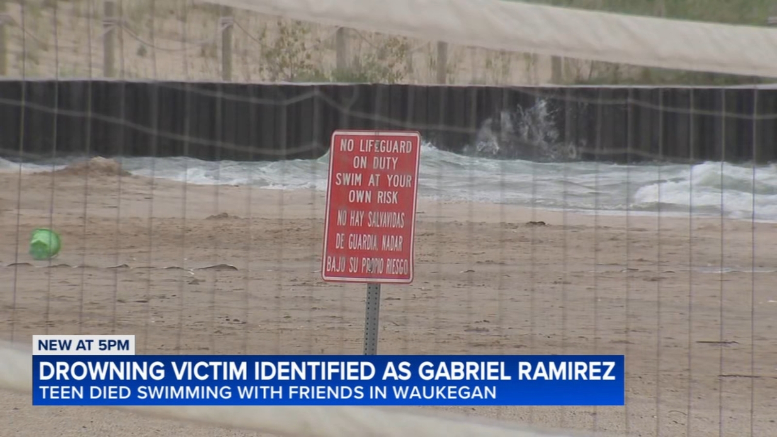 17-year-old boy ID'd after drowning in Lake Michigan in Waukegan; group urges swimming safety