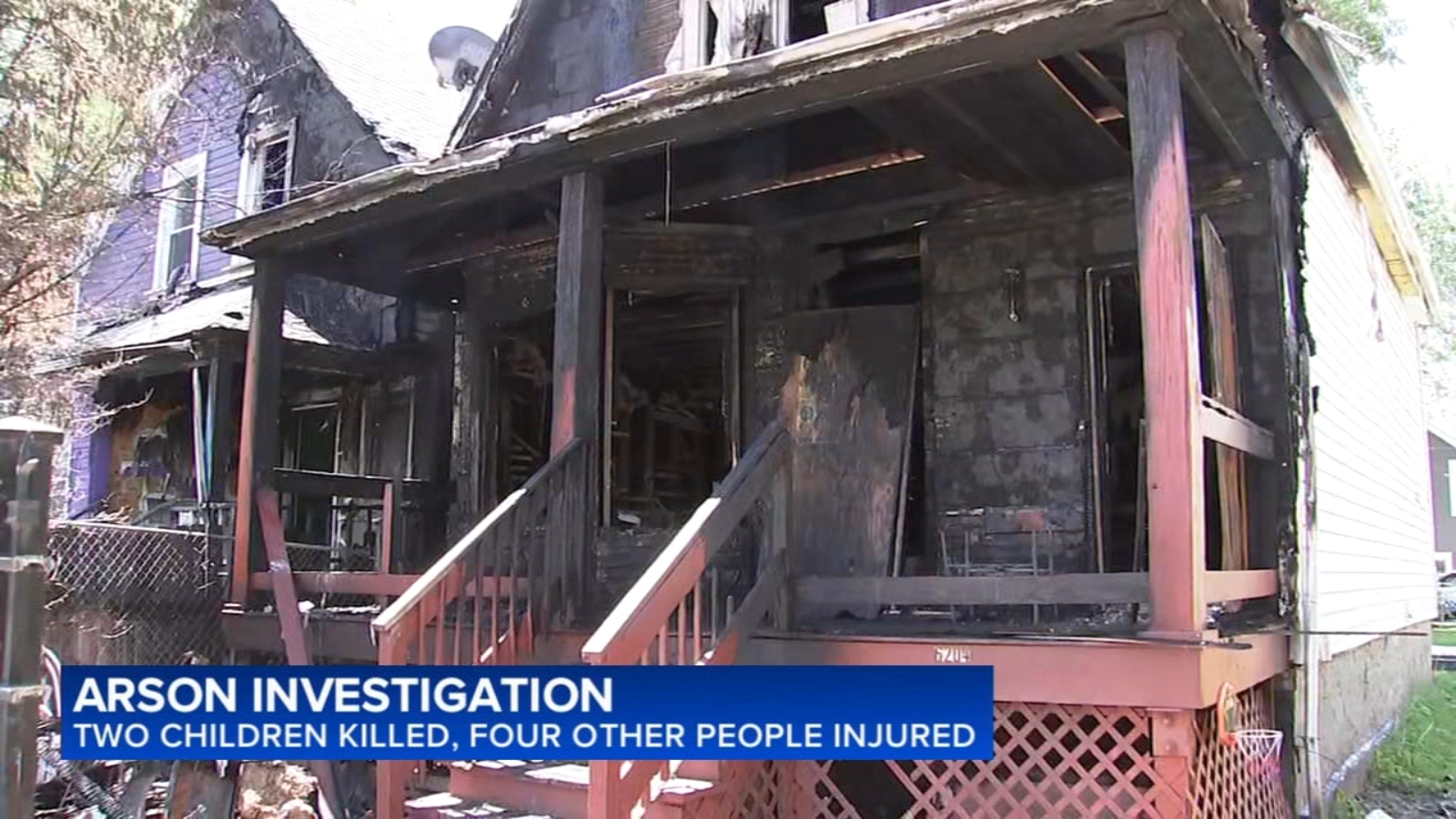 2 kids killed, 4 injured in South Side fire; arson investigation seen