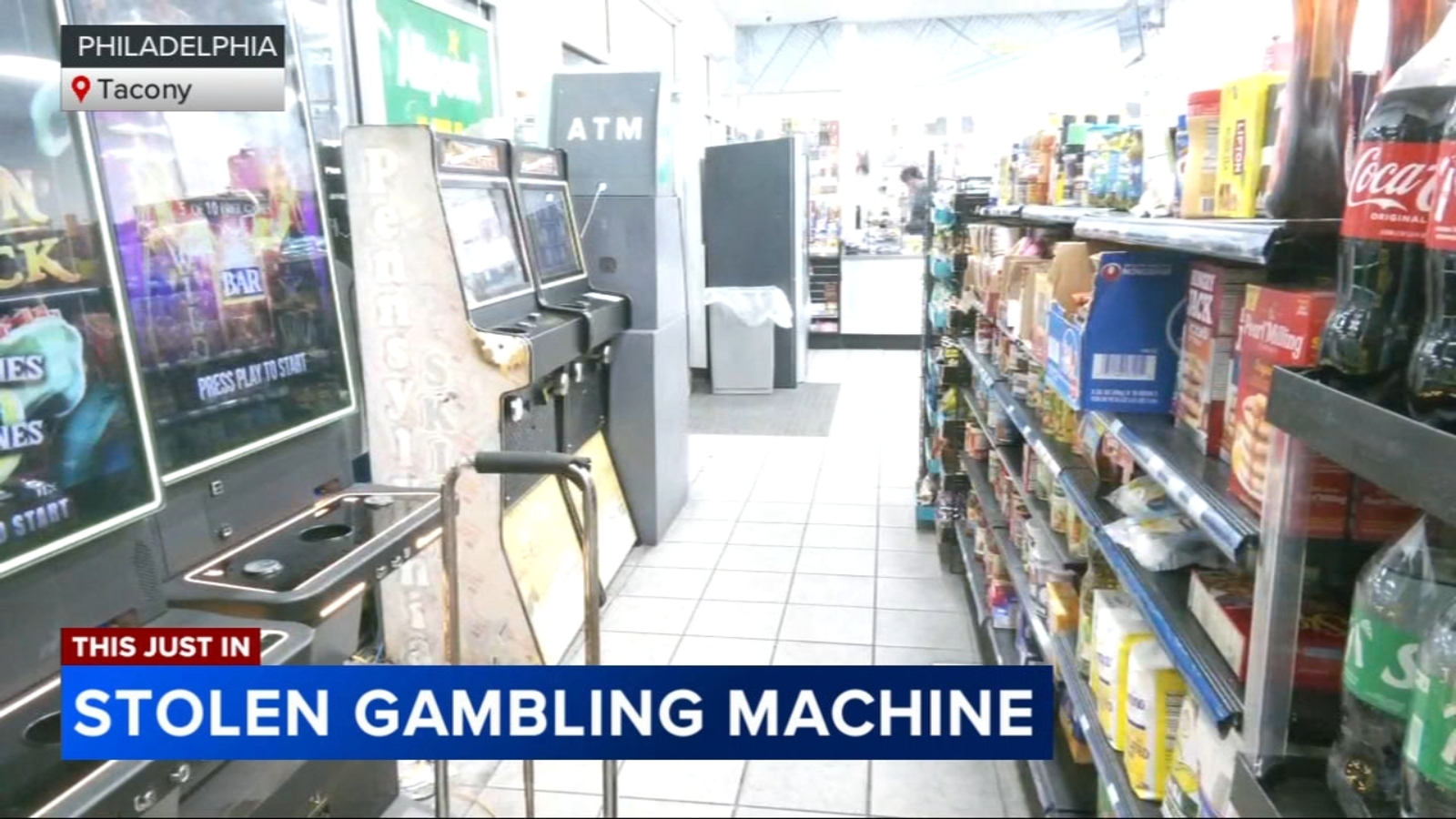 Garbling Machine Thieves steal large gambling machine from Sunoco gas station in ...