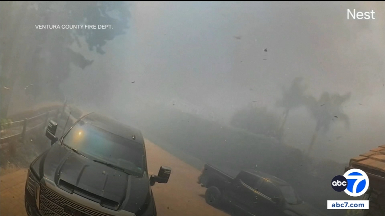 Timelapse video shows urgent evacuation as Sandy Fire erupted