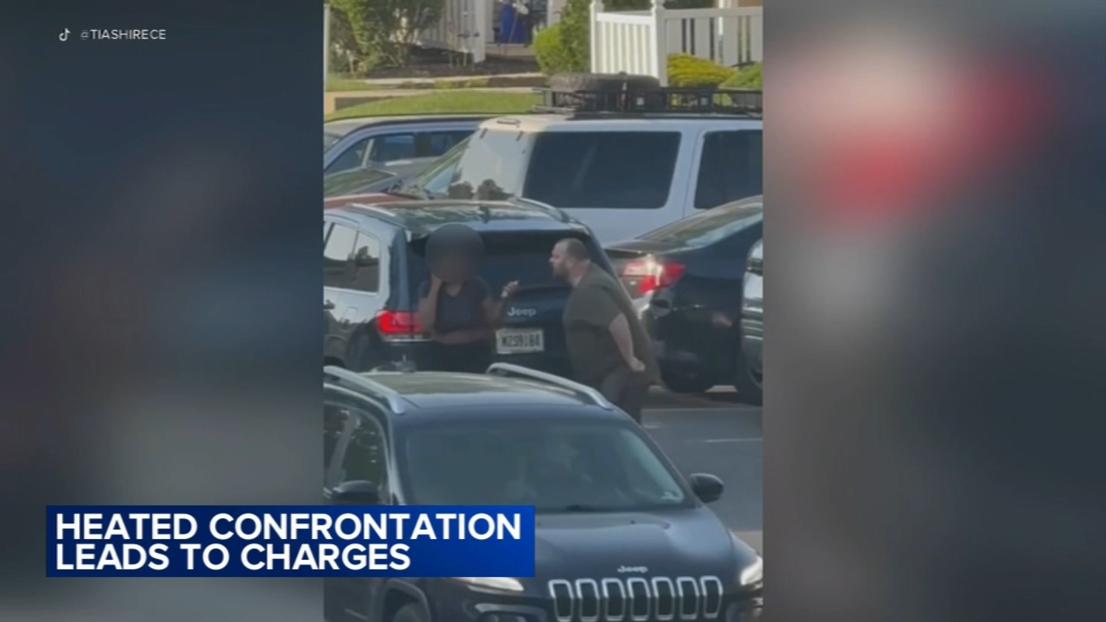 Man charged after viral video shows heated confrontation with neighbor