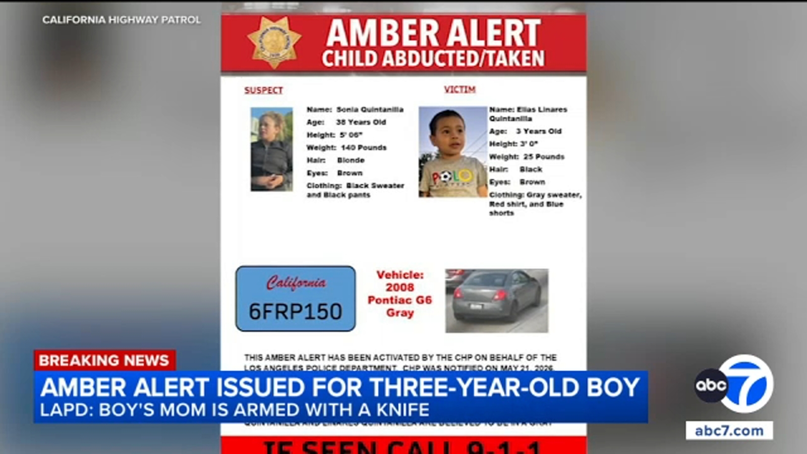 Amber Alert deactivated after 3-year-old boy located