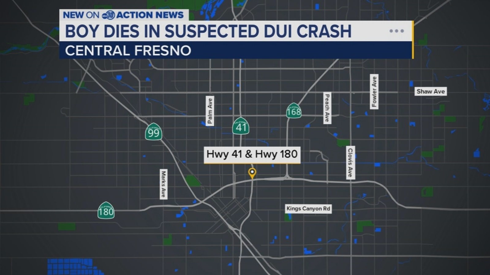 3-year-old dies days after deadly crash on Highway 41 in Fresno, CHP ...