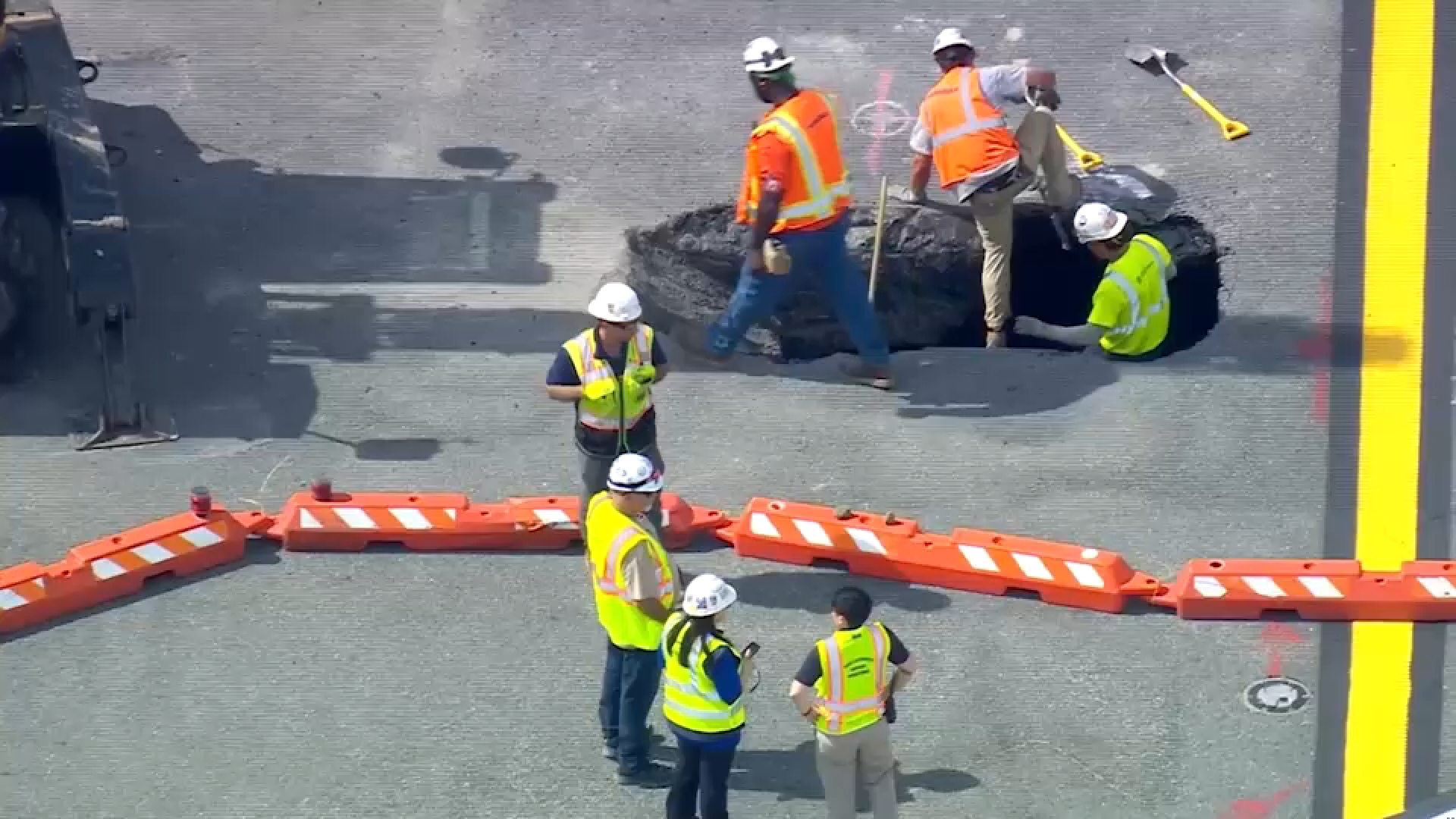Port Authority estimates LaGuardia Airport runway will reopen Friday amid sinkhole repairs
