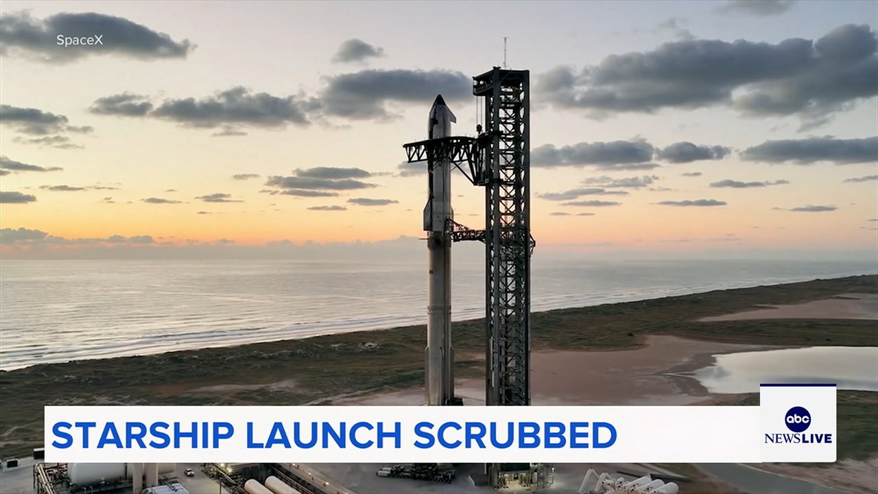 SpaceX tries to launch a bigger version of Starship but hits a series of last-minute problems