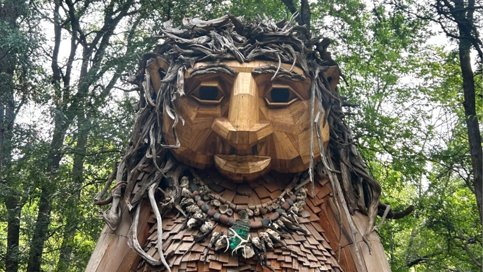 18-foot-tall troll in Austin lost to fire, Pease Park Conservancy says