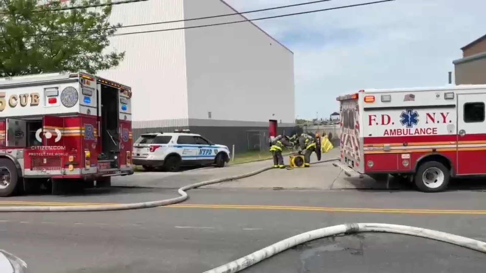 Explosion and fire in Staten Island shipyard injures at least 31 people, including firefighters