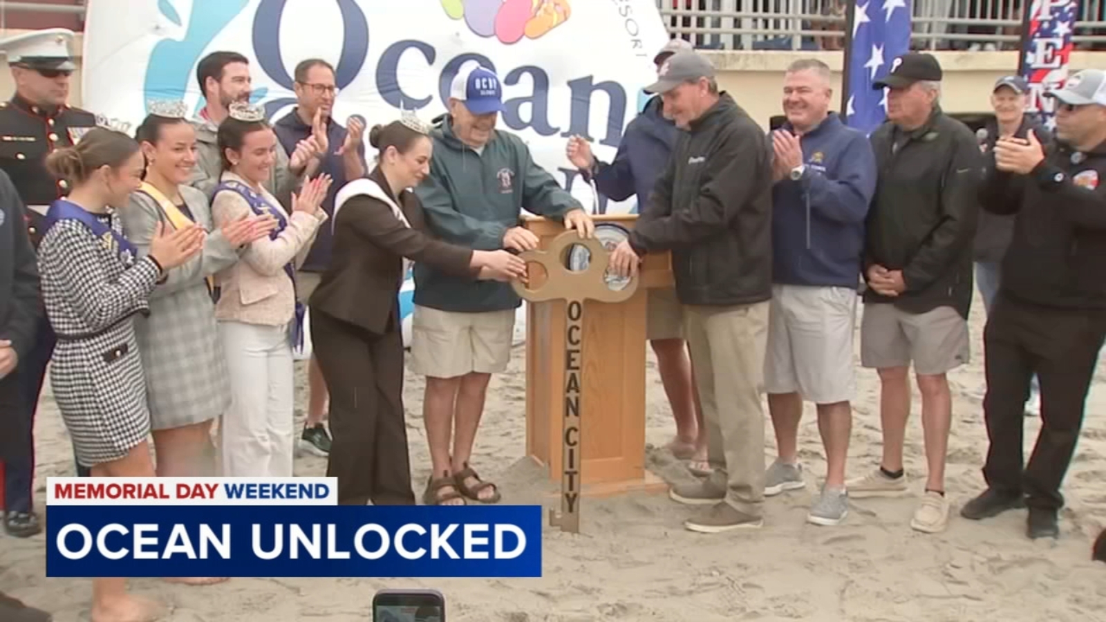Ocean City marks unofficial start to summer with unlocking of ocean