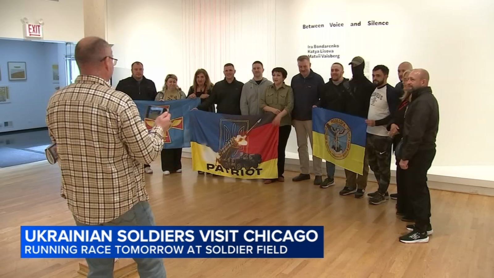 Ukrainian soldiers in Chicago to commemorate the fallen in Memorial Day run at Soldier Field