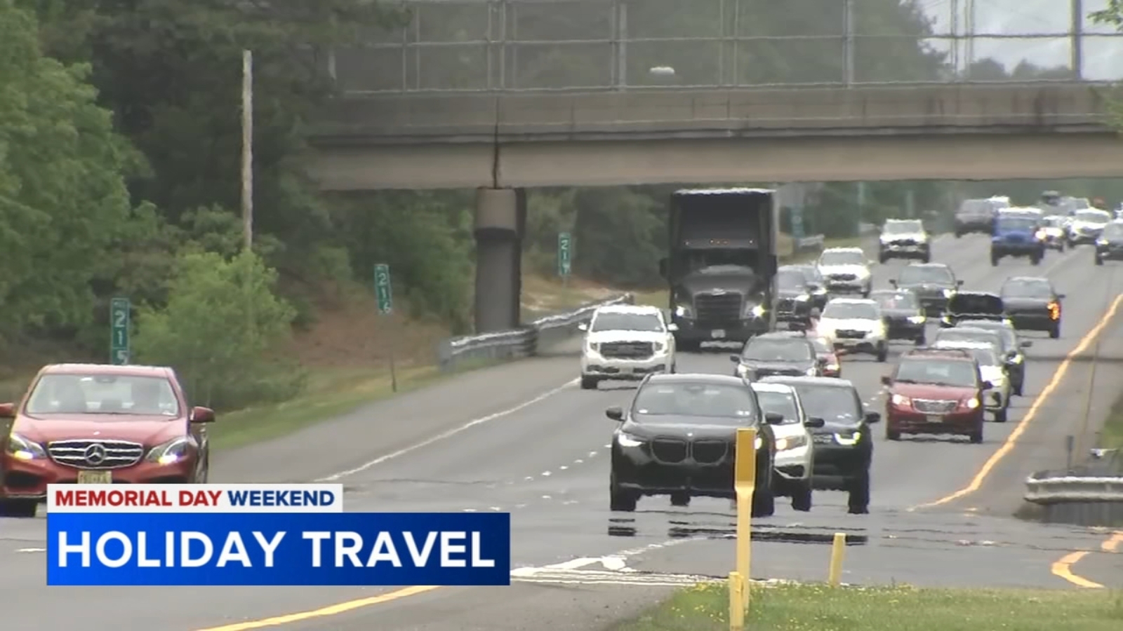Travelers hit the road to the shore despite dreary weekend forecast