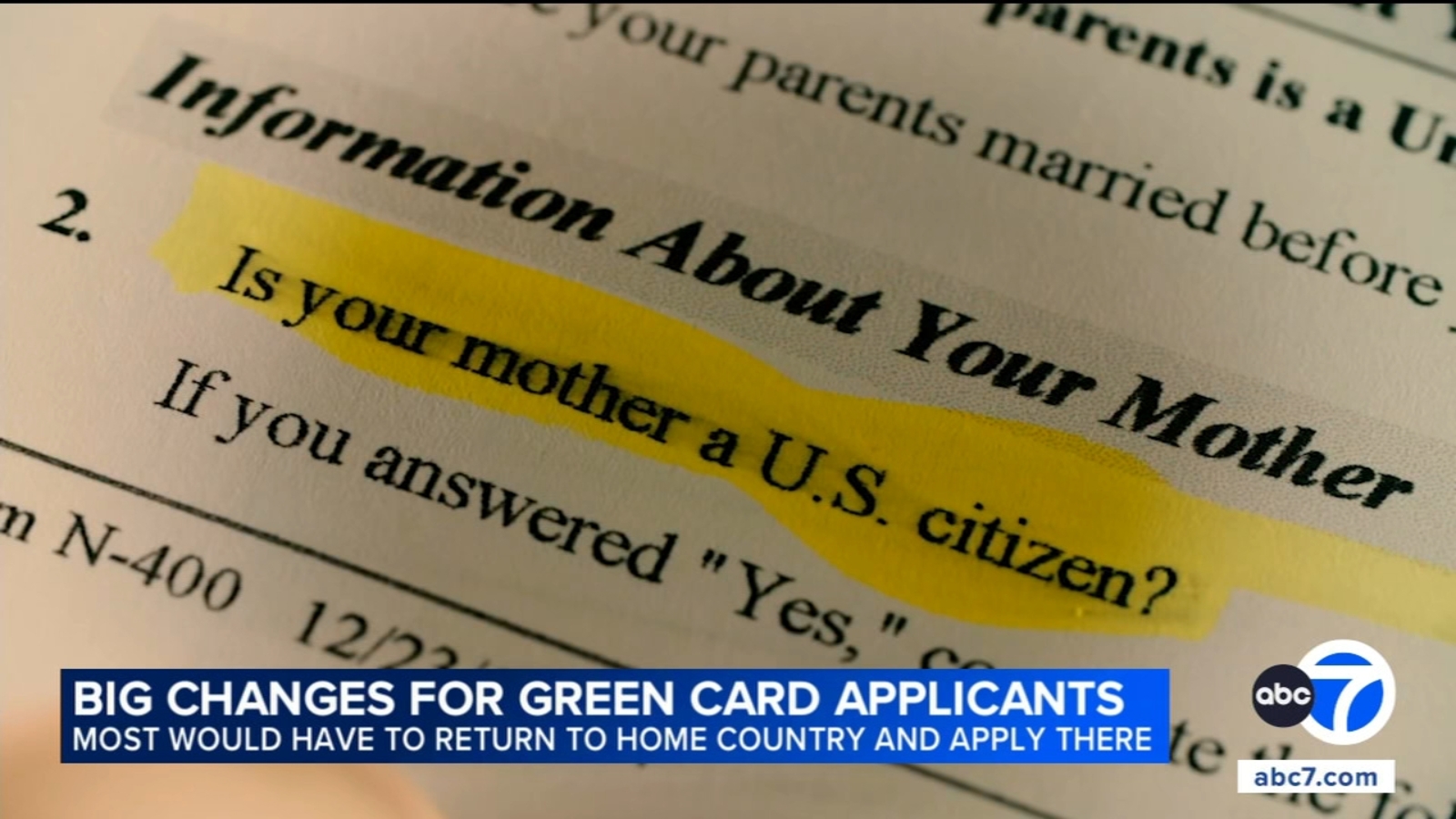 New directive from Trump Administration could change how some immigrants adjust their legal status New directive from Trump Administration could change how some immigrants adjust their legal status