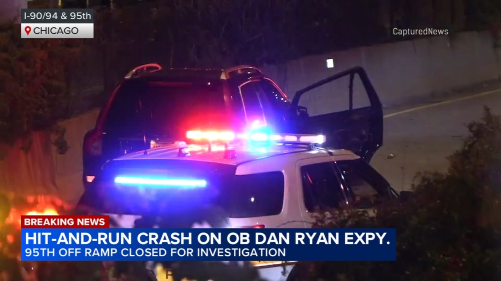 Pedestrian hurt in hit-and-run on Dan Ryan; 95th St. ramp closed: ISP