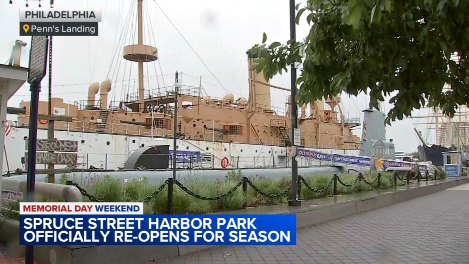 Spruce Street Harbor Park officially re-opens
