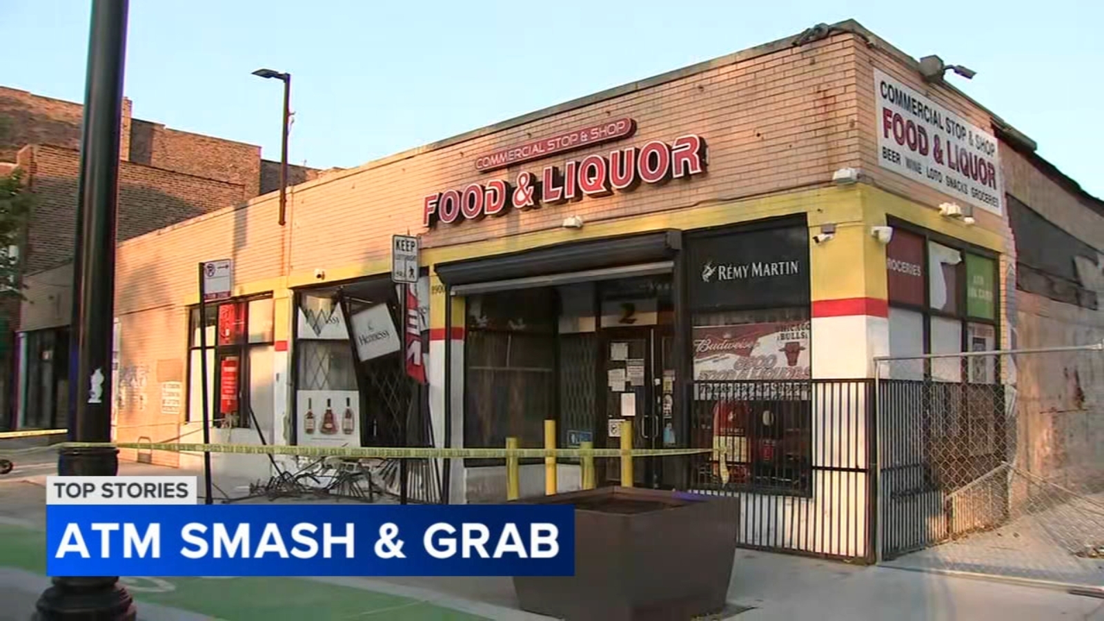 Thieves smash into South Side business, steal from ATM, Chicago police say