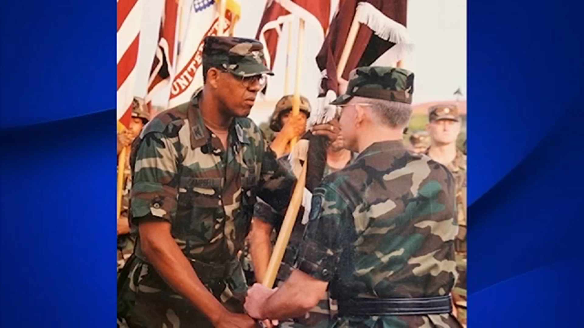 Retired Army Colonel Larry Campbell served in the Army for 30 years.