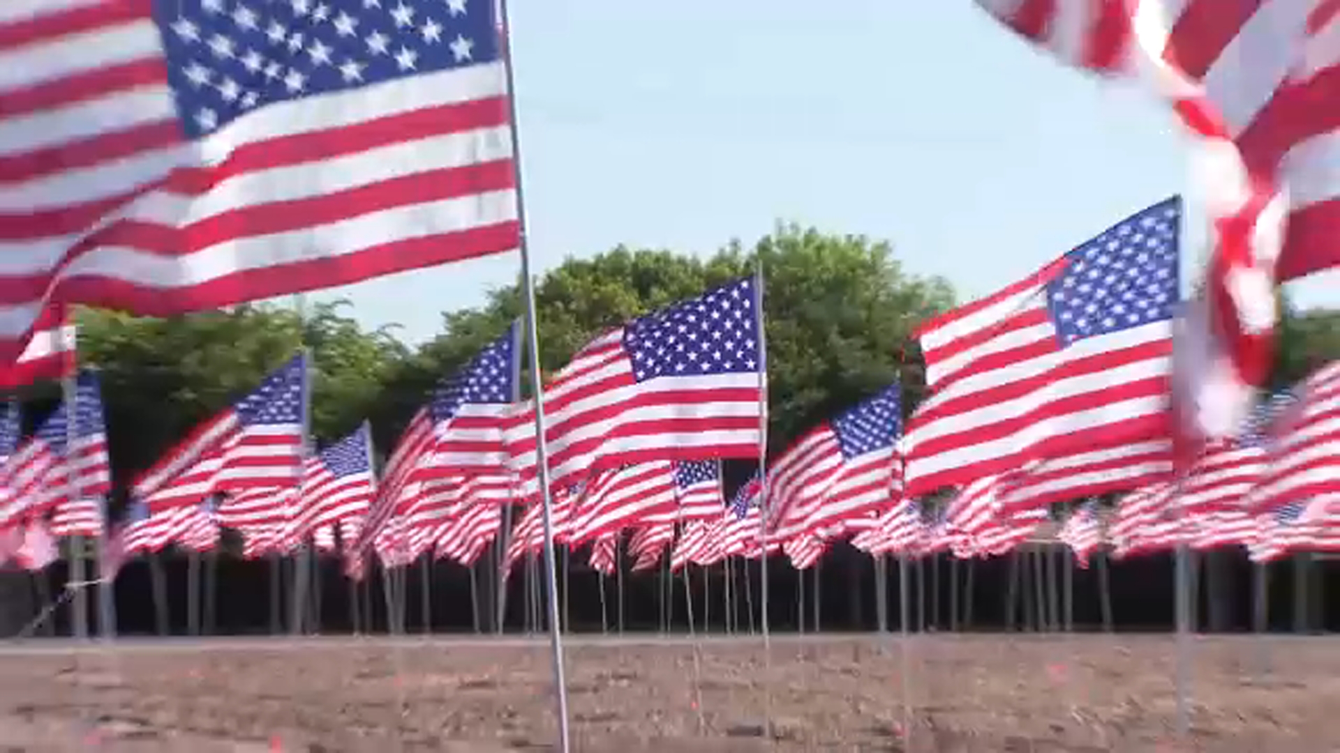 South Valley mother honors fallen service members with dozens of American flags