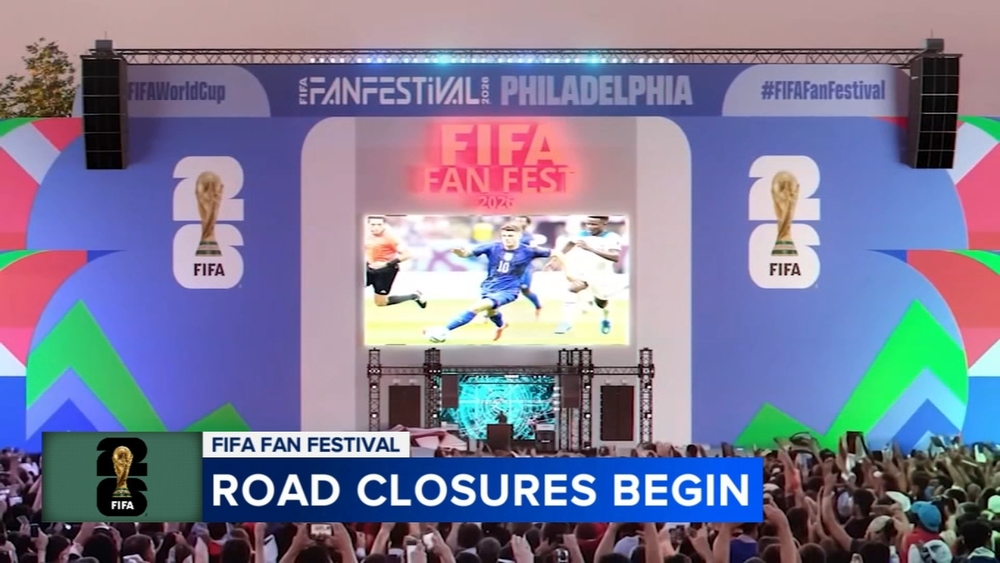 Road closures begin in Fairmount Park in preparation for FIFA fan festival
