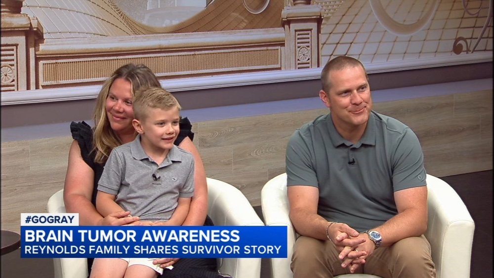 Child brain tumor survivor helps share awareness