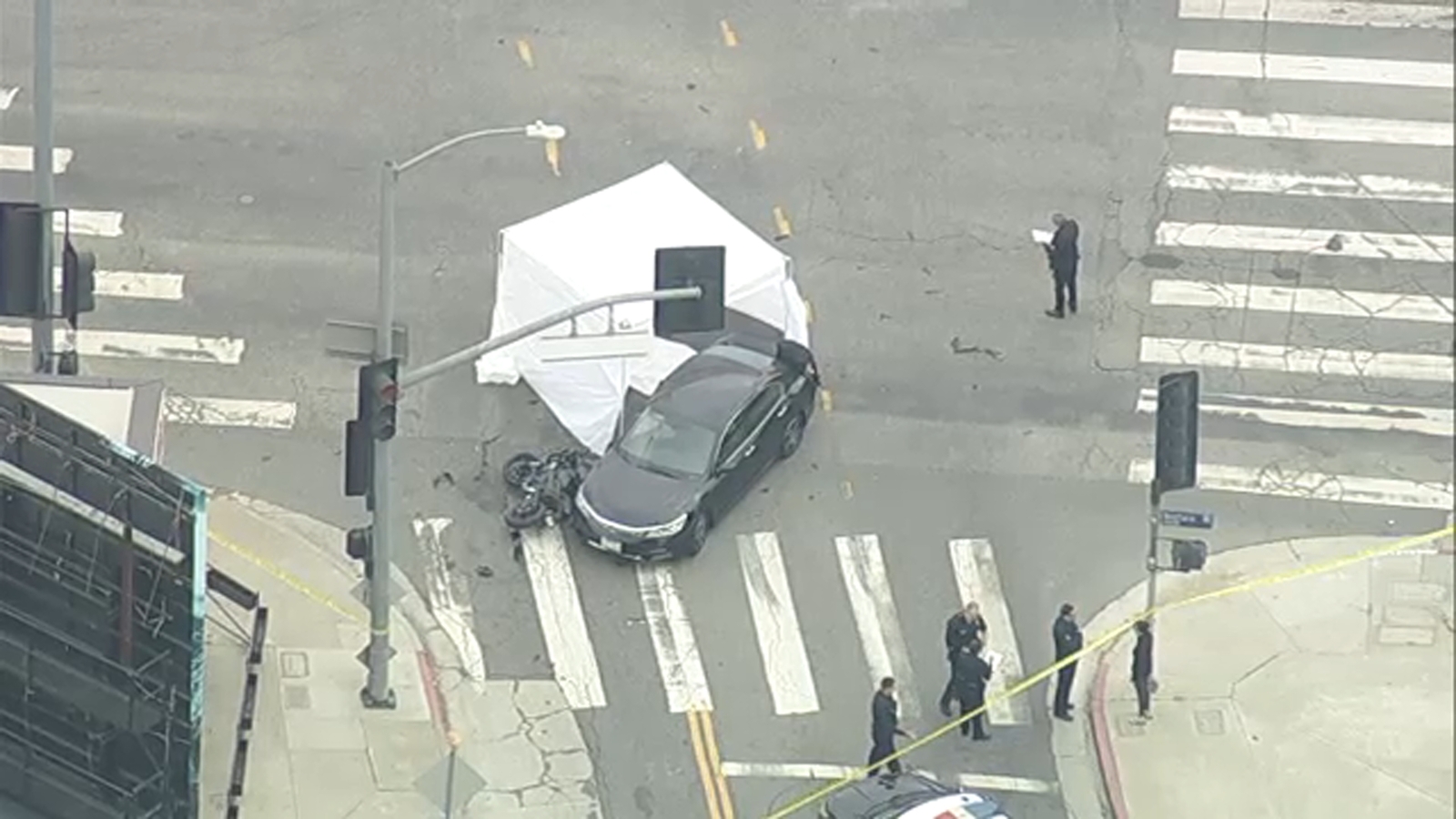 Motorcyclist killed in Sherman Oaks car crash; sedan’s passenger hospitalized Motorcyclist killed in Sherman Oaks car crash; sedan’s passenger hospitalized