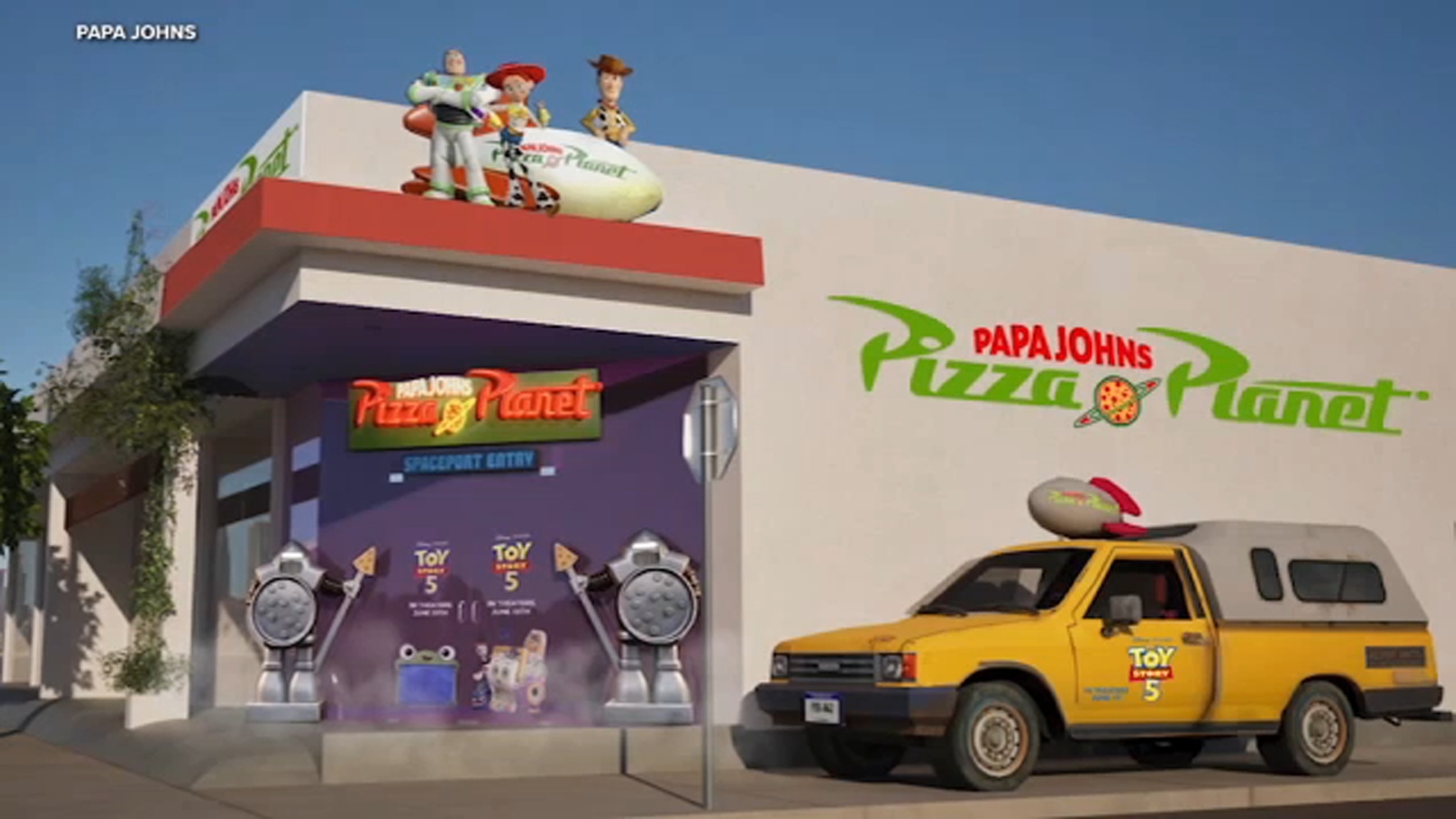 This Los Angeles Papa Johns is transforming into a ‘Toy Story’ Pizza Planet pop-up This Los Angeles Papa Johns is transforming into a ‘Toy Story’ Pizza Planet pop-up
