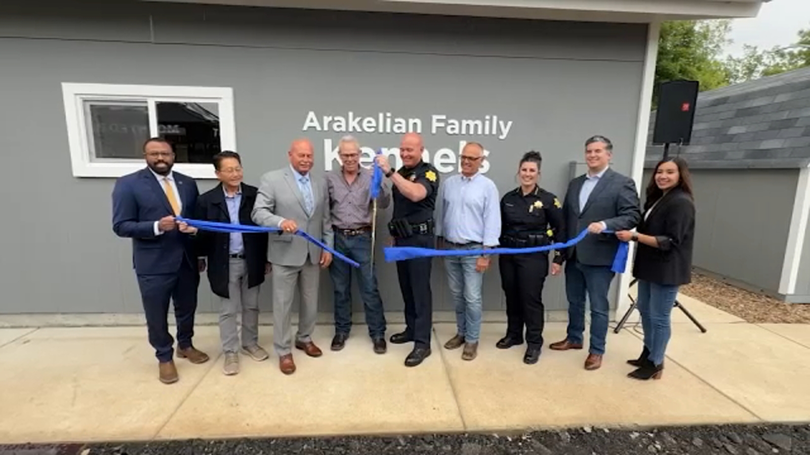 Fresno Police Department celebrates opening of new K-9 kennel